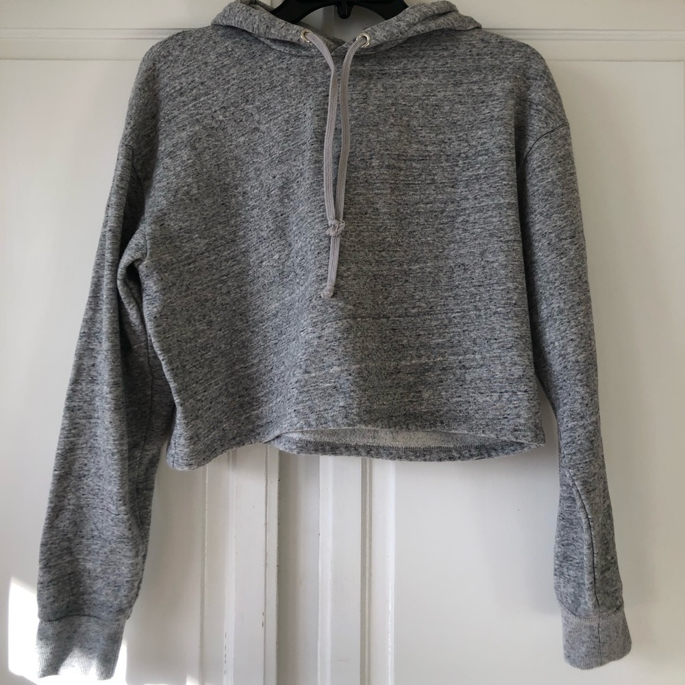M Cropped Hoodie